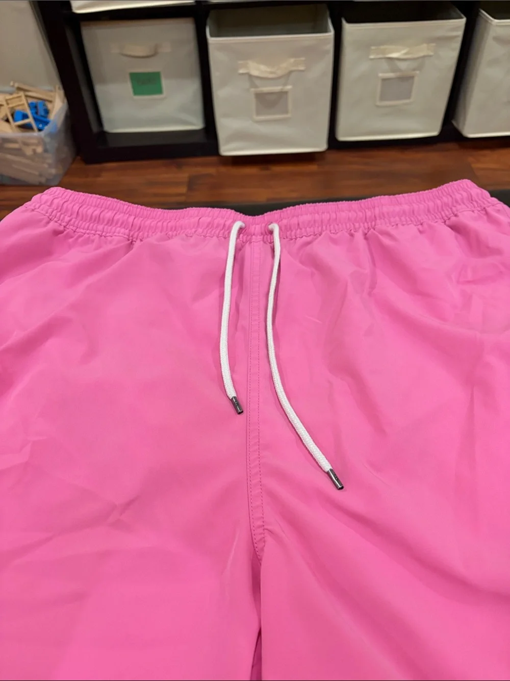 Polo by Ralph Lauren Pink Swim Shorts with Drawstring